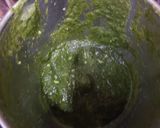 A picture of step 4 of Spinach Chakli with Fenugreek tea.