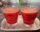 A picture of step 3 of Watermelon Juice.