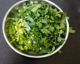 A picture of step 2 of Rice chilla.