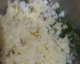A picture of step 2 of Green Moong Oats Tikki.