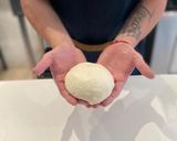 Foto del paso 1 de la receta: Malfatis de espinacas en salsa cuatro quesos y el toque, sale en cazuela de masa madre