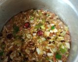 A picture of step 5 of Kung Pao Chicken.