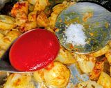 मिस्सी रोटी और चटपटी आलू की सब्जी रेसिपी चरण 6 फोटो