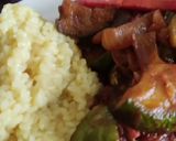 Foto del paso 6 de la receta: Caponata vegana con arroz (🌱)