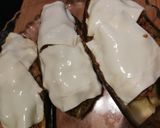 Foto del paso 8 de la receta: Berenjena rellena al microondas y sartén