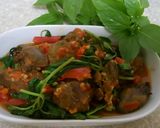 Foto langkah ke 3 dari resep Sambal kemangi ampela, Hati ayam.