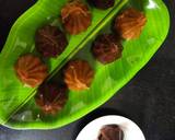 વેનીલા & ચોકલેટ બિસ્કીટ મોદક રેસીપી પગલું 7ફોટો