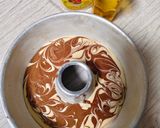 Foto langkah ke 6 dari resep Marmer Cake 2 Telur (Ekonomis, Lembut, Anti Seret).