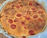 Une image de l'étape 3 de Quiche petit pois chèvre frais.