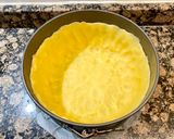 Foto del paso 4 de la receta: Tarta de requesón con chocolate y frambuesas