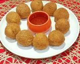 A picture of step 6 of Crispy Corn Cheese Balls.