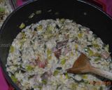 A picture of step 7 of Leek & Bacon Risotto.