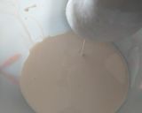 A picture of step 4 of Peanut milk sweet curd.
