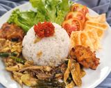 Foto langkah ke 3 dari resep 173. Nasi Uduk Rice Cooker.