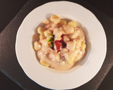 Foto del paso 9 de la receta: Ñoquis con salsa de queso de cabra y mermelada de frutos del bosque