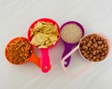 A picture of step 1 of Bharela Shak Masala.