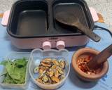 หอยแมลงภู่ผัดโหระพา วิธีทำสูตร 1 รูป