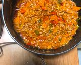 A picture of step 3 of Minced Meat and Ugali.