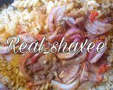 A picture of step 3 of Soyayyar makaroni da kwai.
