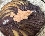 A picture of step 3 of Japanese Aubergine Salad (just boil 👏).