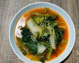 Foto langkah ke 2 dari resep Sawi Kuah Pedas.
