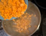 A picture of step 1 of Sweet-Potato Tapioca Porridge with Coconut Sauce.