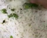 A picture of step 10 of Green Chicken Biryani.