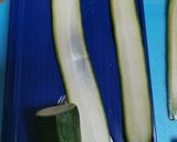 Zucchinischleifen - mit Koriander als Salat Rezeptschritt 1 Foto
