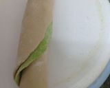 A picture of step 4 of Colourful chocolate coconut gujiya.