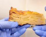 Foto del paso 15 de la receta: Pastel con manzanas laminadas (Cake with sliced apples)