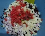A picture of step 3 of Black Chana Chaat.