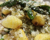 Foto del paso 9 de la receta: Gnocchi rostizados con espárragos y puerro