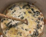 A picture of step 2 of Two-Layer Lasagna with Tuscan Kale, Sausage, and Melting Fontal Cheese.