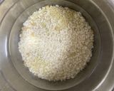 A picture of step 1 of Proso Millet Spot Idli.