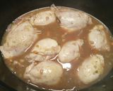 A picture of step 3 of Chicken and dumpling casserole.