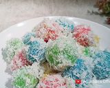 Foto langkah ke 6 dari resep Klepon Ketan Pelangi Tanpa Kapur Sirih.