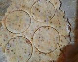 A picture of step 4 of Dry fruits Mithi tikkia.