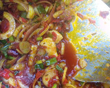 A picture of step 6 of Boiled yam with spring onion sauce.