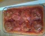 Foto del paso 6 de la receta: Pastel de albóndigas de carne y berenjena