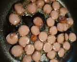 A picture of step 1 of Buttered Anchovies, Eggs with a side of Hotdog Rounds.