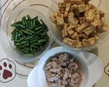 Foto langkah ke 1 dari resep 638. Tumis Tahu, udang, Kacang Panjang.