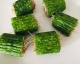 รูปขั้นตอนการทำที่ 2 ของ ต้มมะระยัดไส้หมูสับวุ้นเส้น