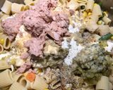 A picture of step 4 of Quick Creamy Italian Tuna Pasta Salad.
