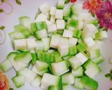 Hình bước làm 2 của món Chè đậu xanh bí đao nha đam