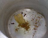 A picture of step 1 of Sprouted Magh ni kadhi.