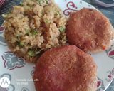 Foto del paso 4 de la receta: Hamburguesitas veganas de boniato y setas con arroz