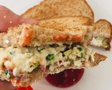 عکس مرحله 2 از دستور خوشمزه ترين ساندويچ مرغ 🥪🍗