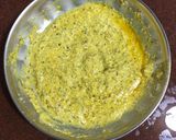 A picture of step 2 of Bhindi in Mustard Paste.