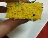 Khaman dhokla recipe step 9 photo