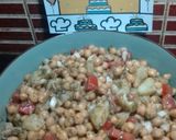 A picture of step 8 of Chaana Chaat.